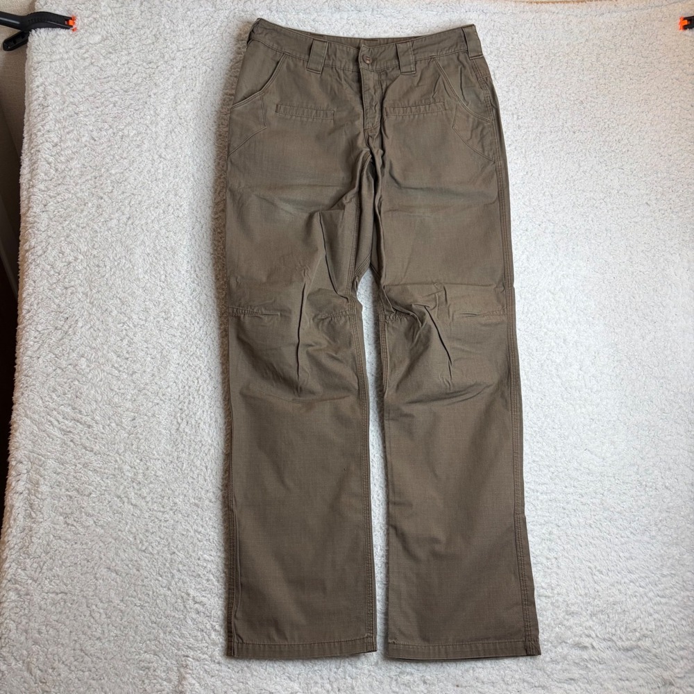 Triple Aught design mens brown utility cargo pants USA made climbing canvas